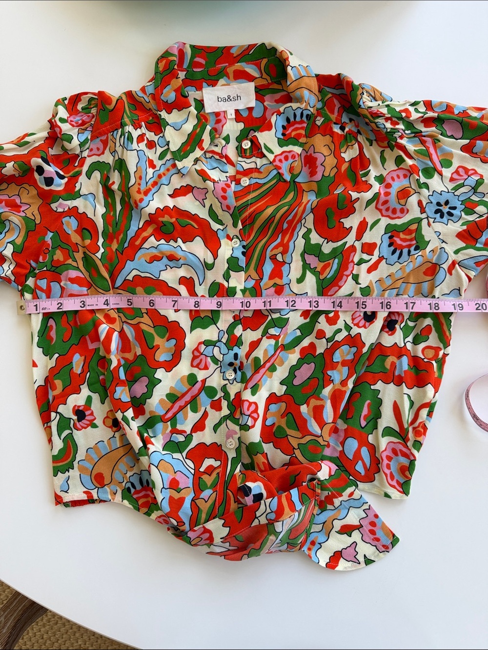 BA&SH Martha Shirt, size 1 Small - Picture 5 of 7